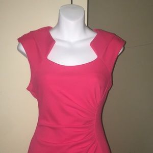 Coral Summer Office Party Dress